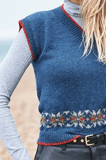 Stylecraft - Highland Heathers DK - 9865 Round & V Neck Tank Tops