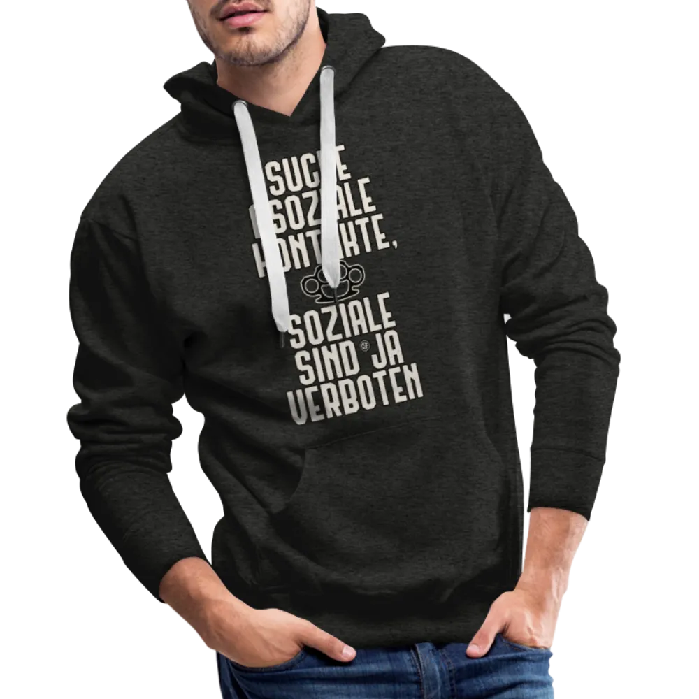 Suche asoziale Kontakte soziale sind ja verboten - Männer Premium Hoodie