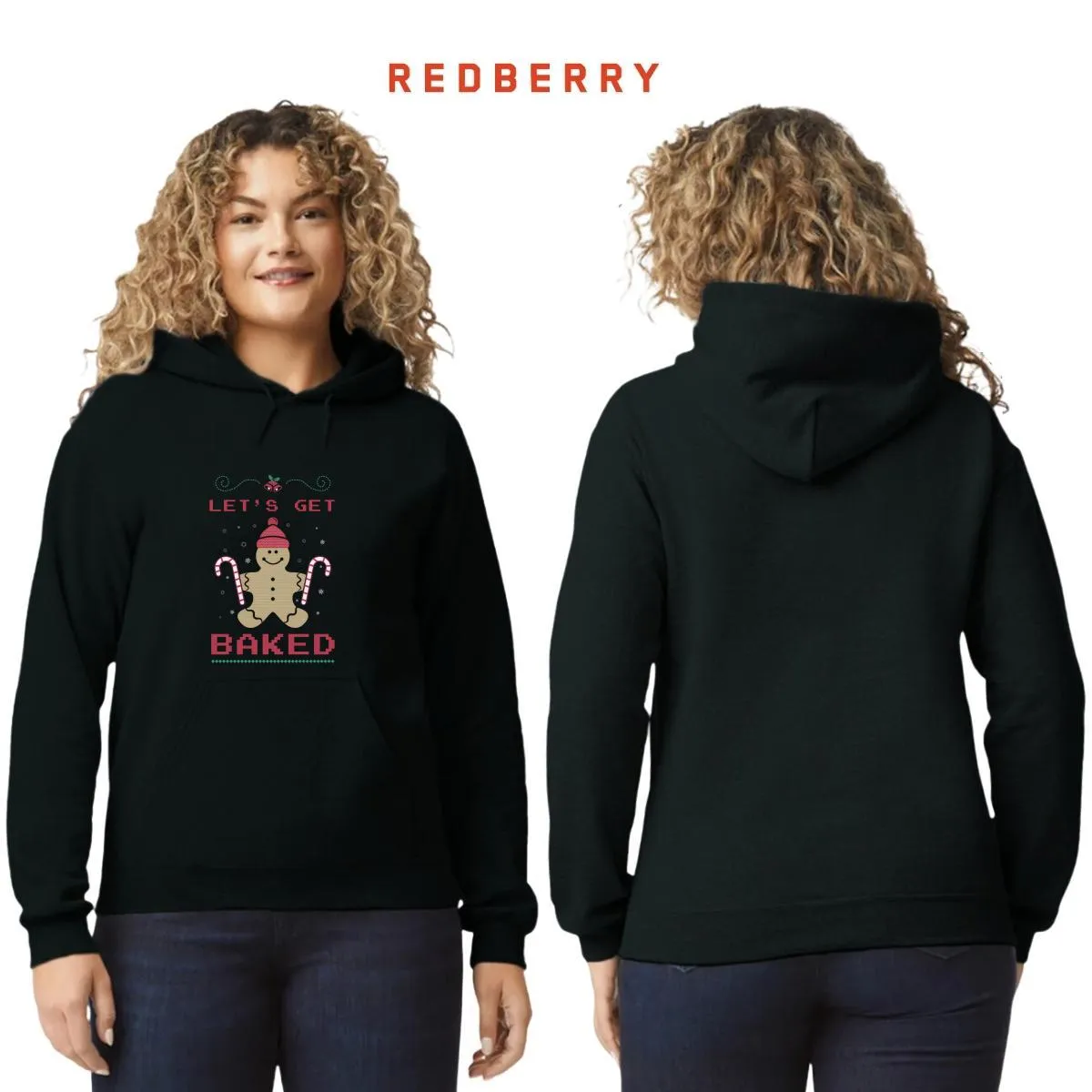 Sudadera Deportiva Mujer Navideña Hoodie 016
