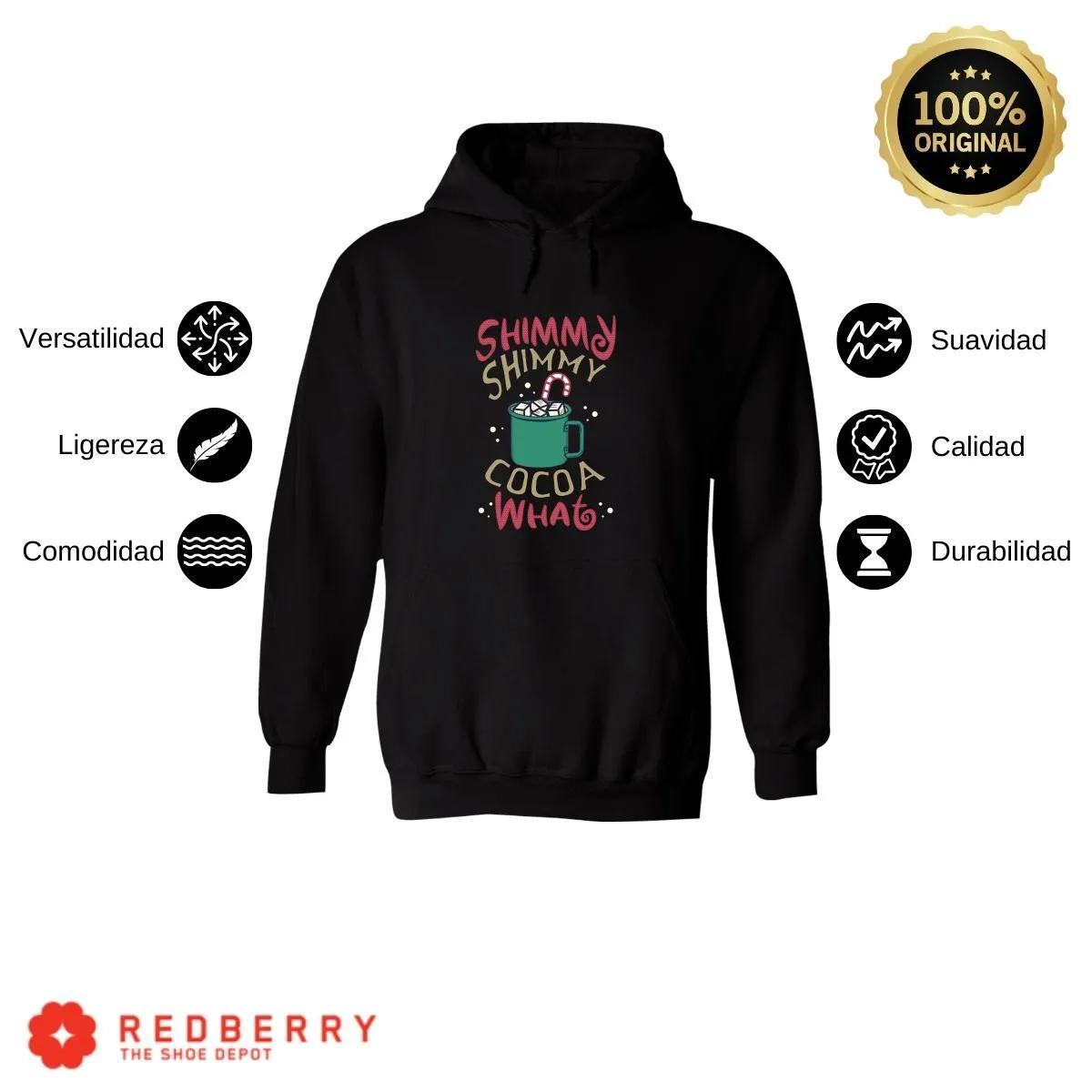 Sudadera Navideña Hombre Deportiva Hoodie 006