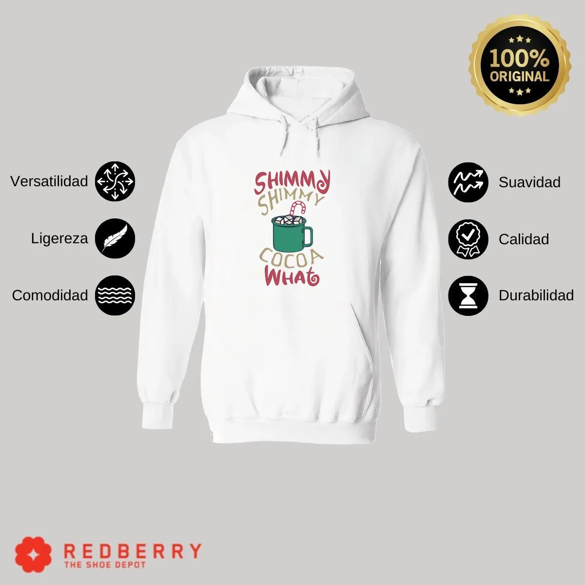 Sudadera Navideña Hombre Deportiva Hoodie 006