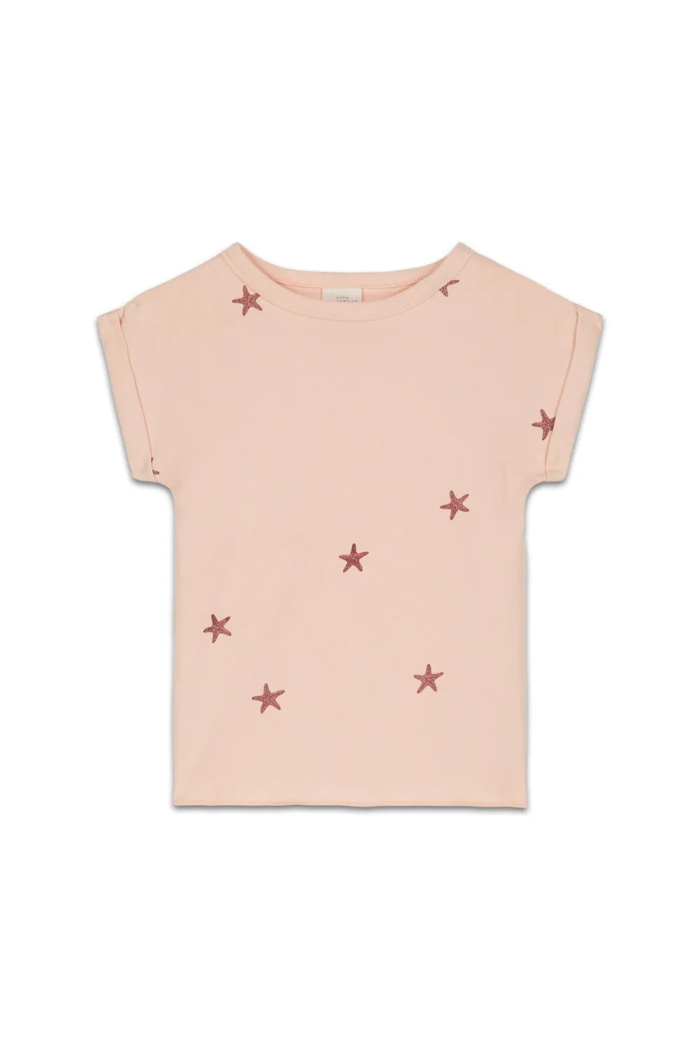 T-Shirt en Coton Bio Bama Etoile de Mer Rose