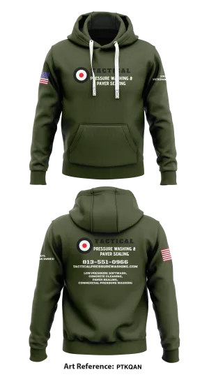 Tactical Pressure Washing & Paver Sealing Store 1 Core Men's Hooded Performance Sweatshirt - PTkQAN