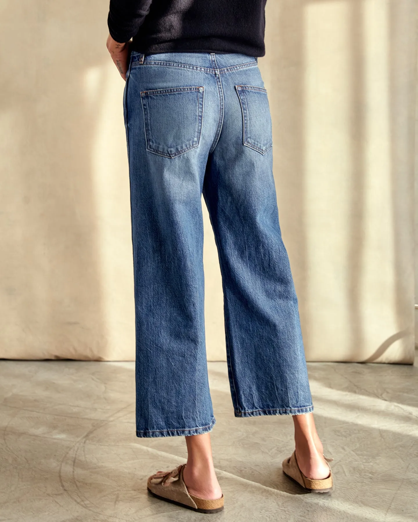 The Brook Wide Leg Jean