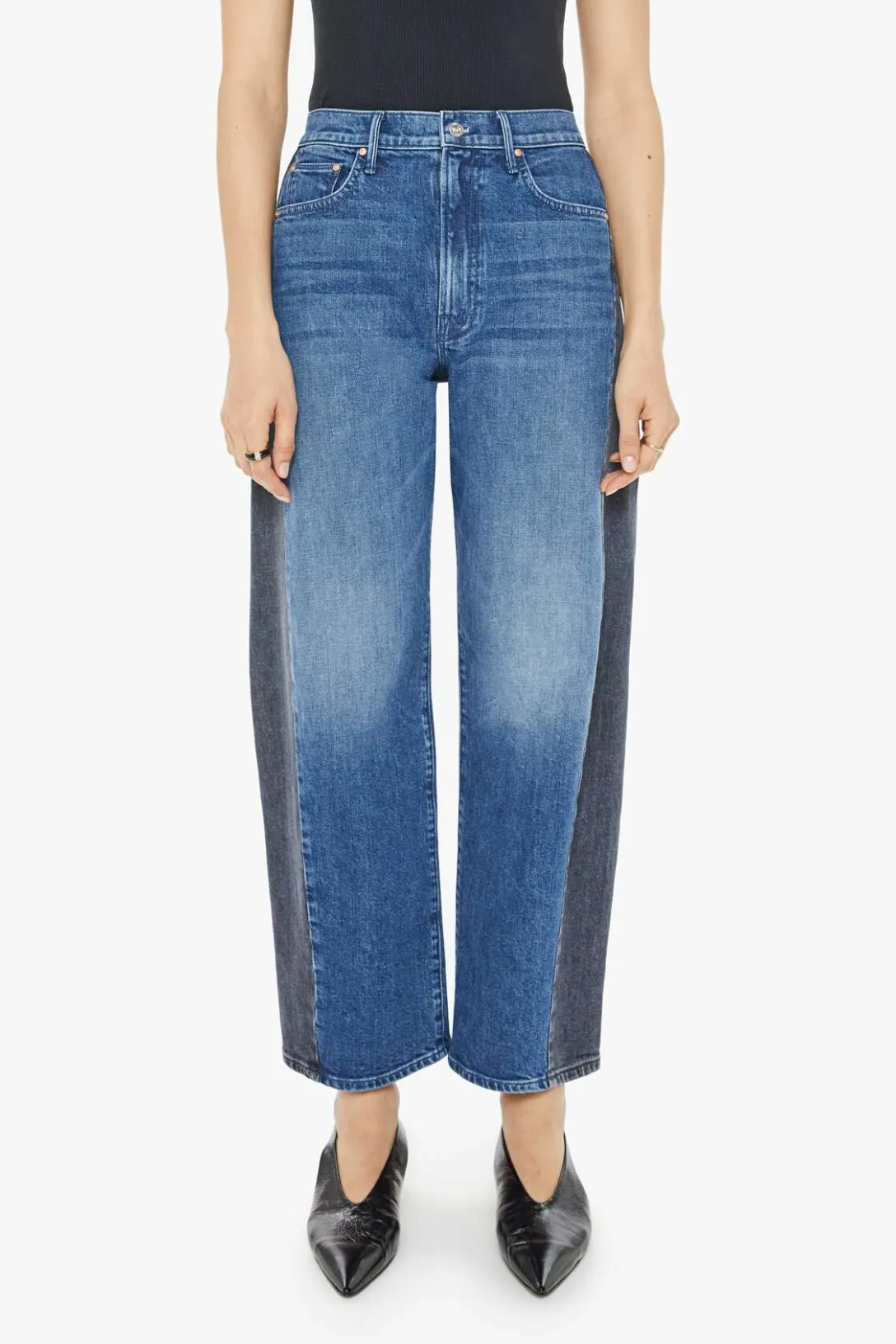 The Half Pipe Flood Jean | Black And Blue