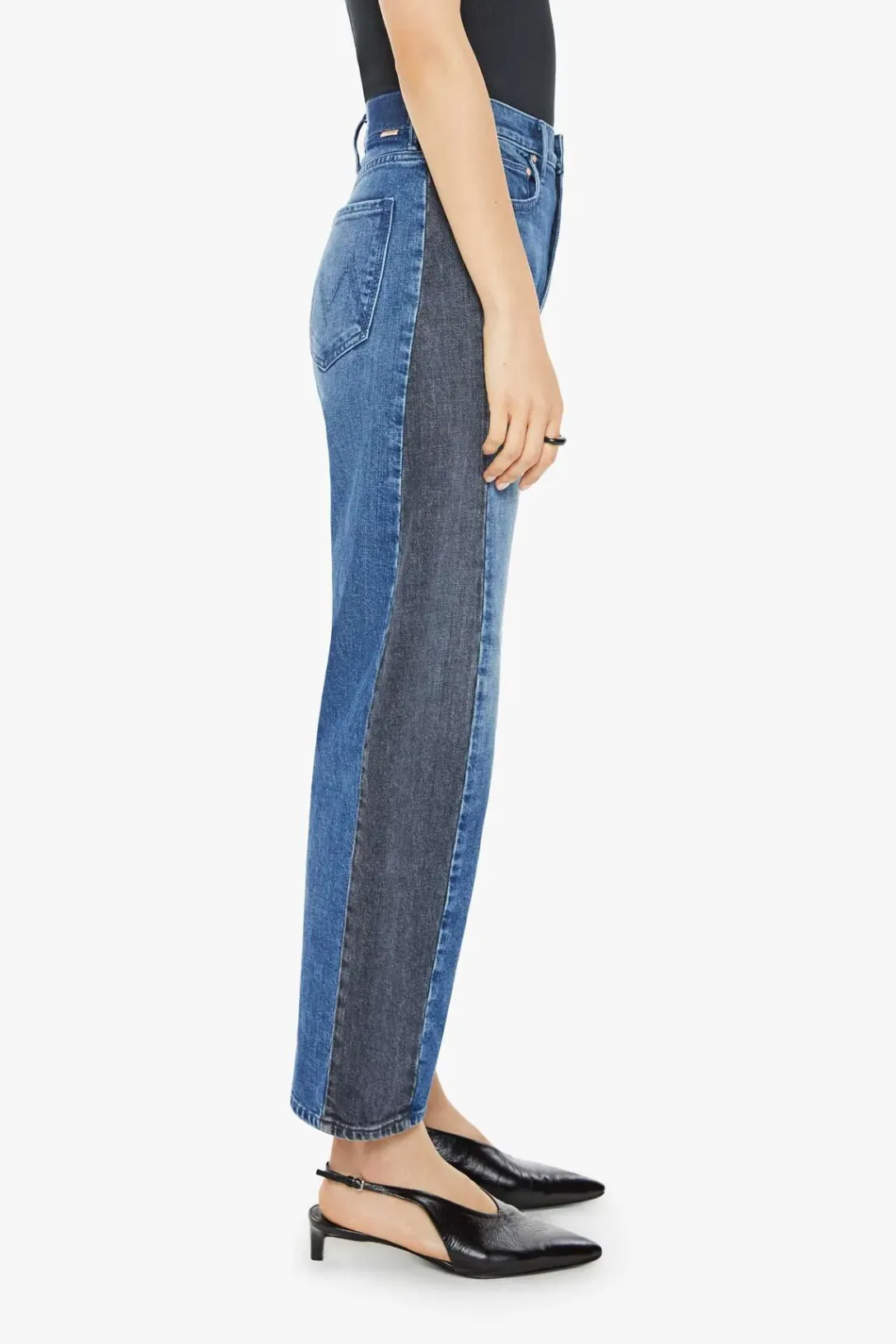 The Half Pipe Flood Jean | Black And Blue