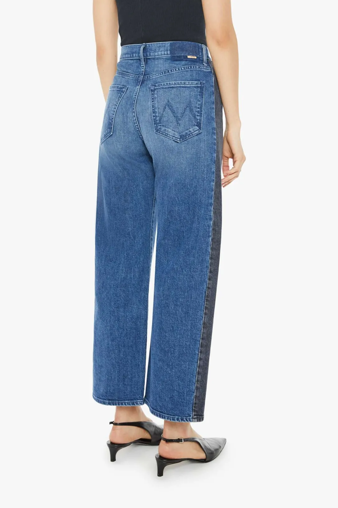 The Half Pipe Flood Jean | Black And Blue