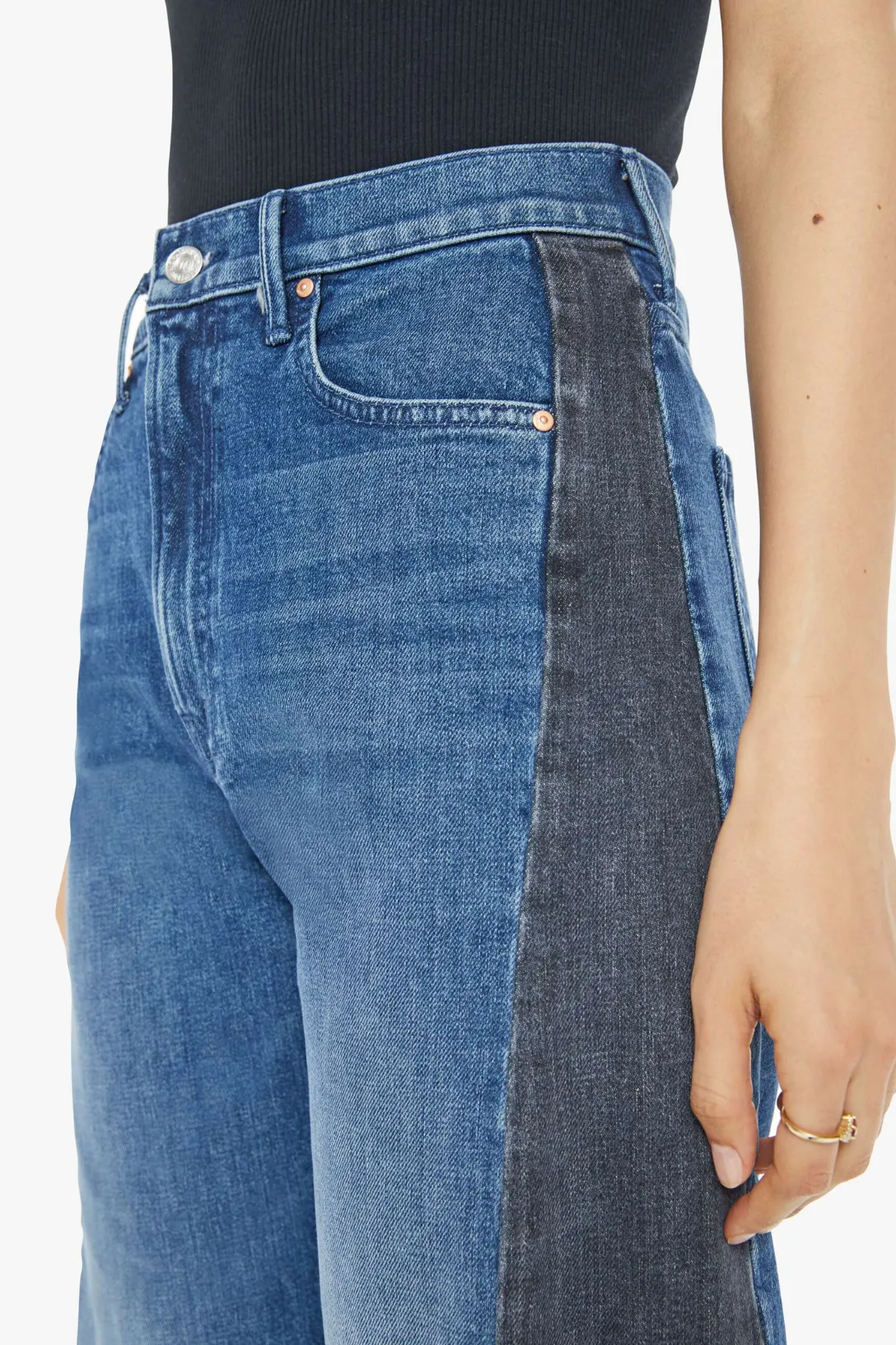 The Half Pipe Flood Jean | Black And Blue