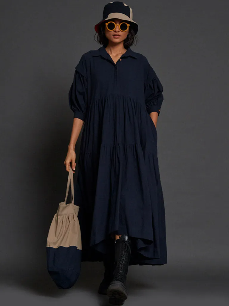 Tiered Shirt Dress
