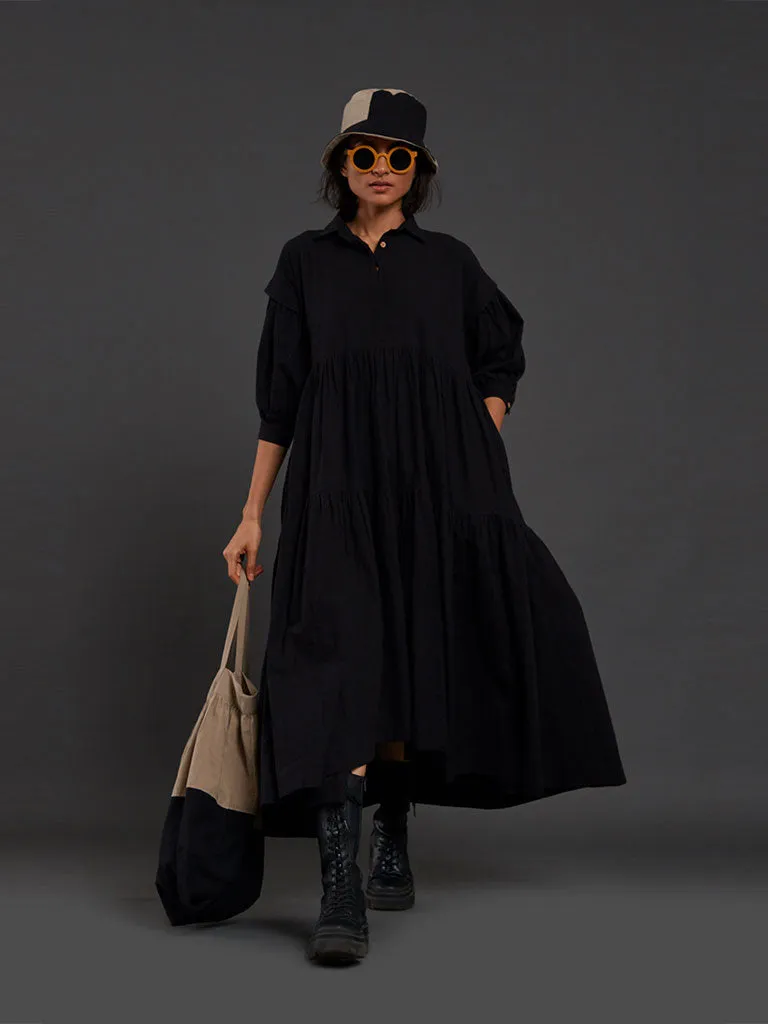 Tiered Shirt Dress