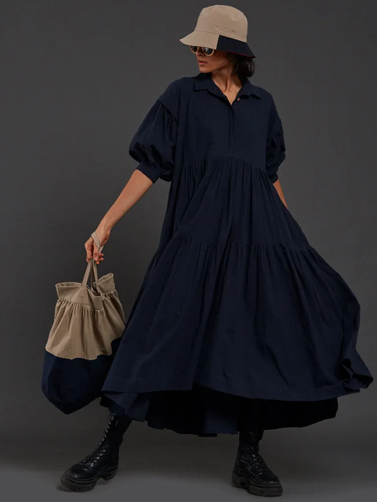 Tiered Shirt Dress