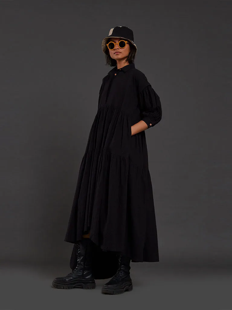 Tiered Shirt Dress