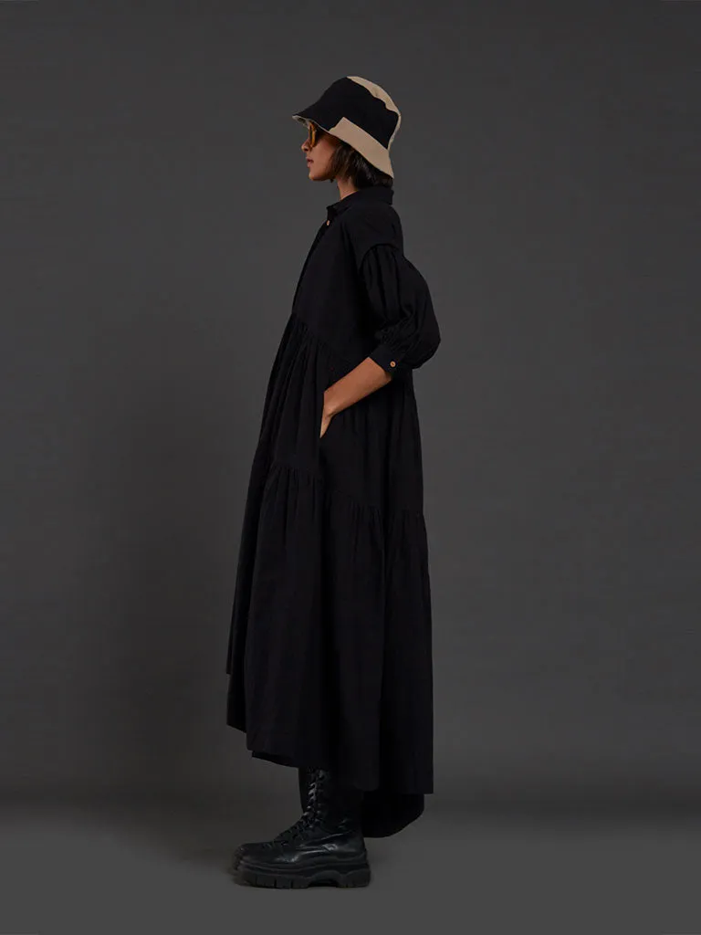 Tiered Shirt Dress