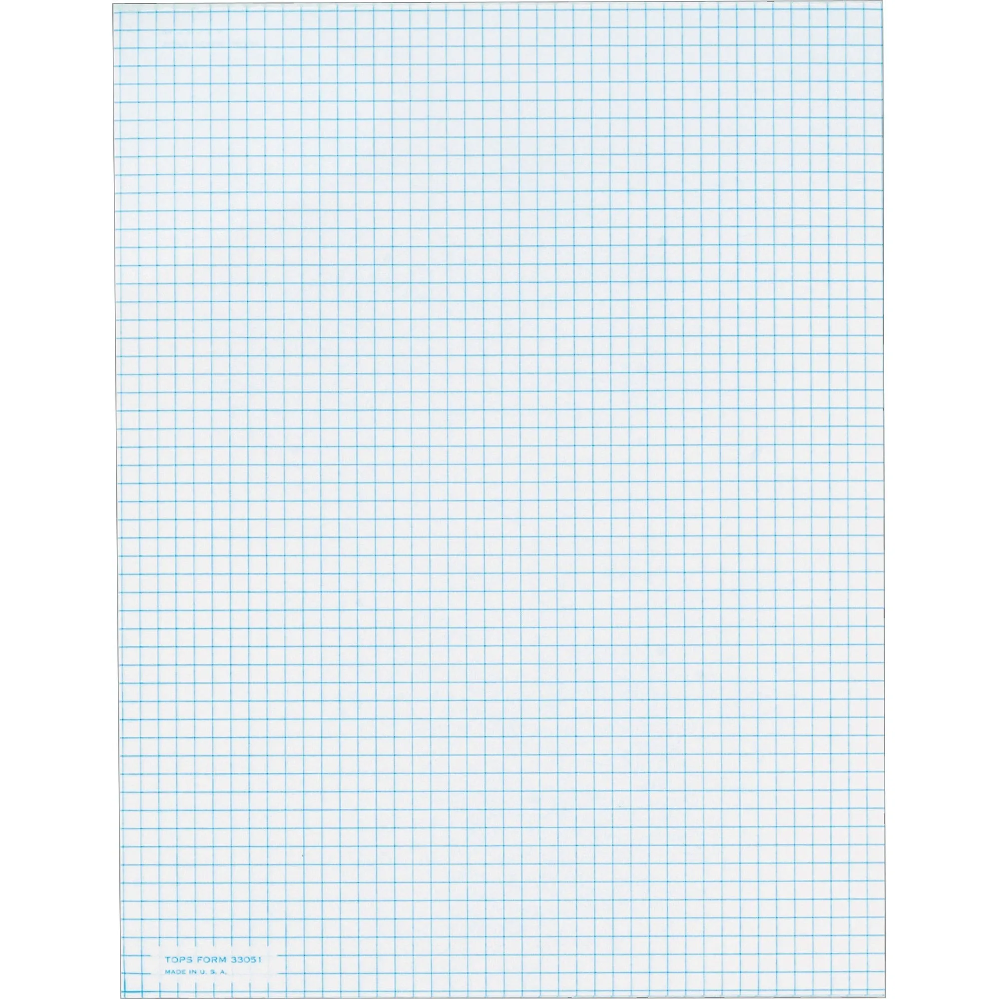 TOPS 5 Square/Inch Quadrille Pads - Letter