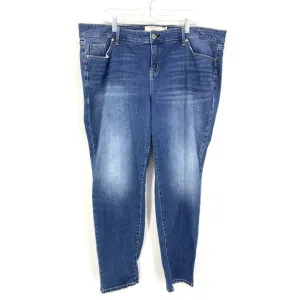 Torrid Boyfriend Jeans Women's Size 22 Medium Wash Denim