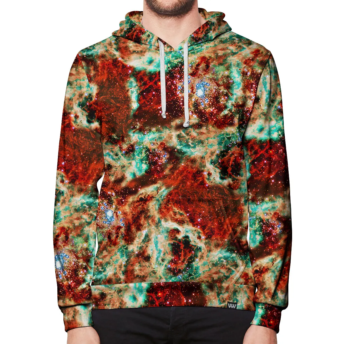 Turquoise Rivers Pullover Hoodie