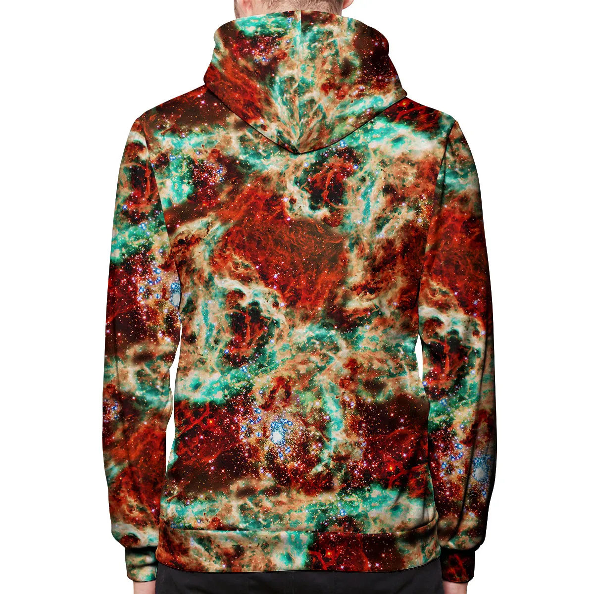 Turquoise Rivers Pullover Hoodie