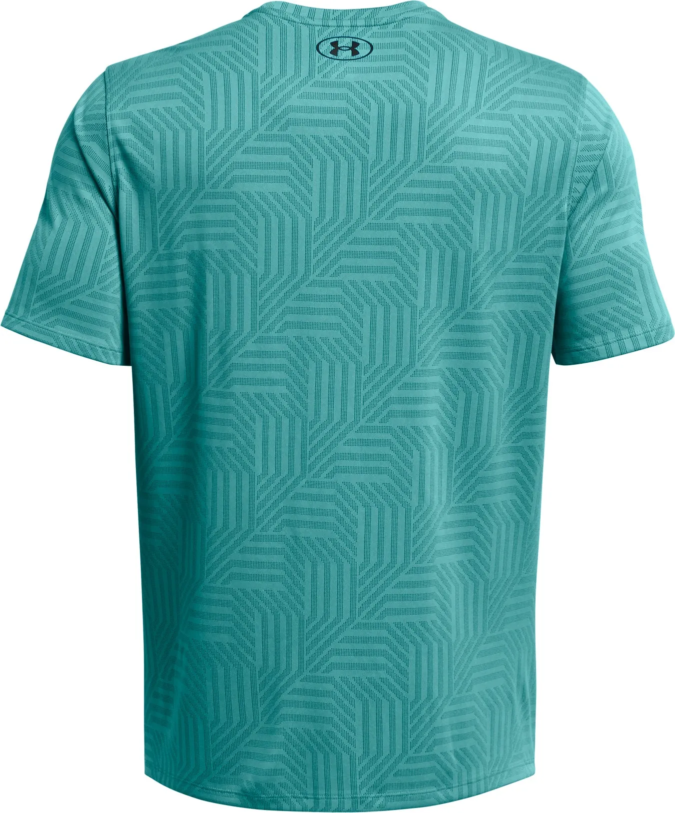 Under Armour Tech Vent Geotessa Short Sleeve Mens Training Top - Green