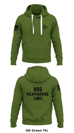 USS KEARSARGE LHD3 Store 1  Core Men's Hooded Performance Sweatshirt - Ytc
