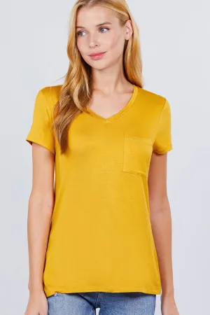 V-neck Rayon Jersey Top
