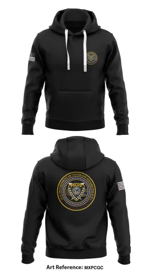 VA Central Ohio Healthcare System Police Departemnt Store 1  Core Men's Hooded Performance Sweatshirt - MxPCGC