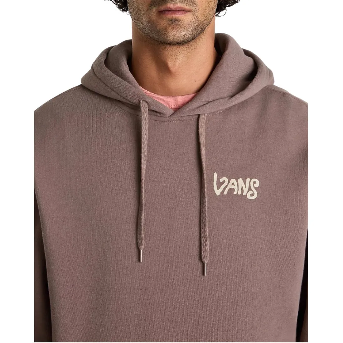 Vans V Hand Loose Pullover Hoodie - Deep Taupe