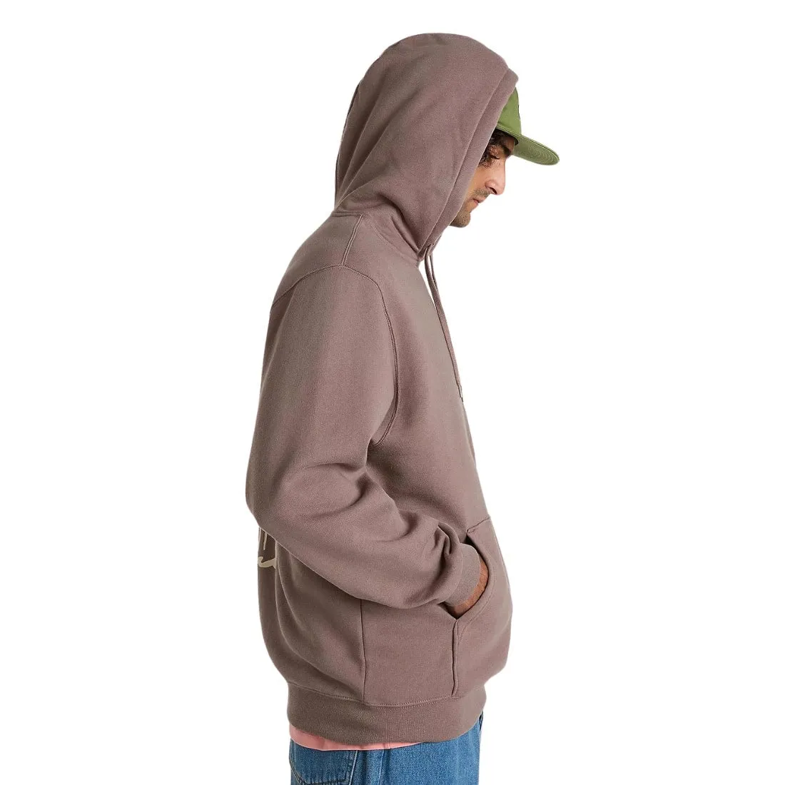 Vans V Hand Loose Pullover Hoodie - Deep Taupe