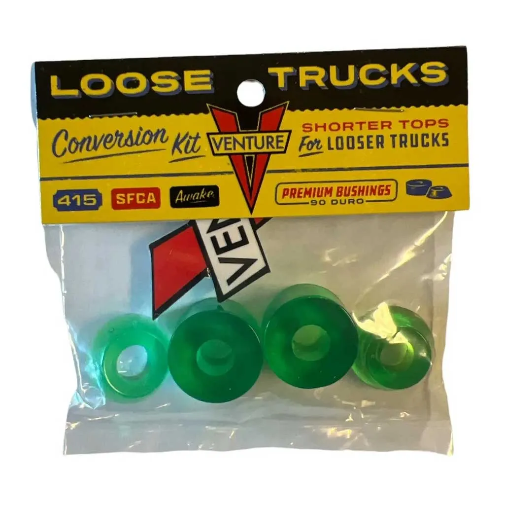 VENTURE LOOSE TRUCKS CONVERSION KIT 90DU - GREEN