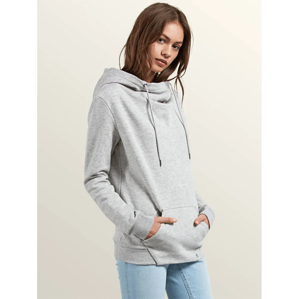 Volcom Walk On By Womens High Neck Pullover Hoodies
