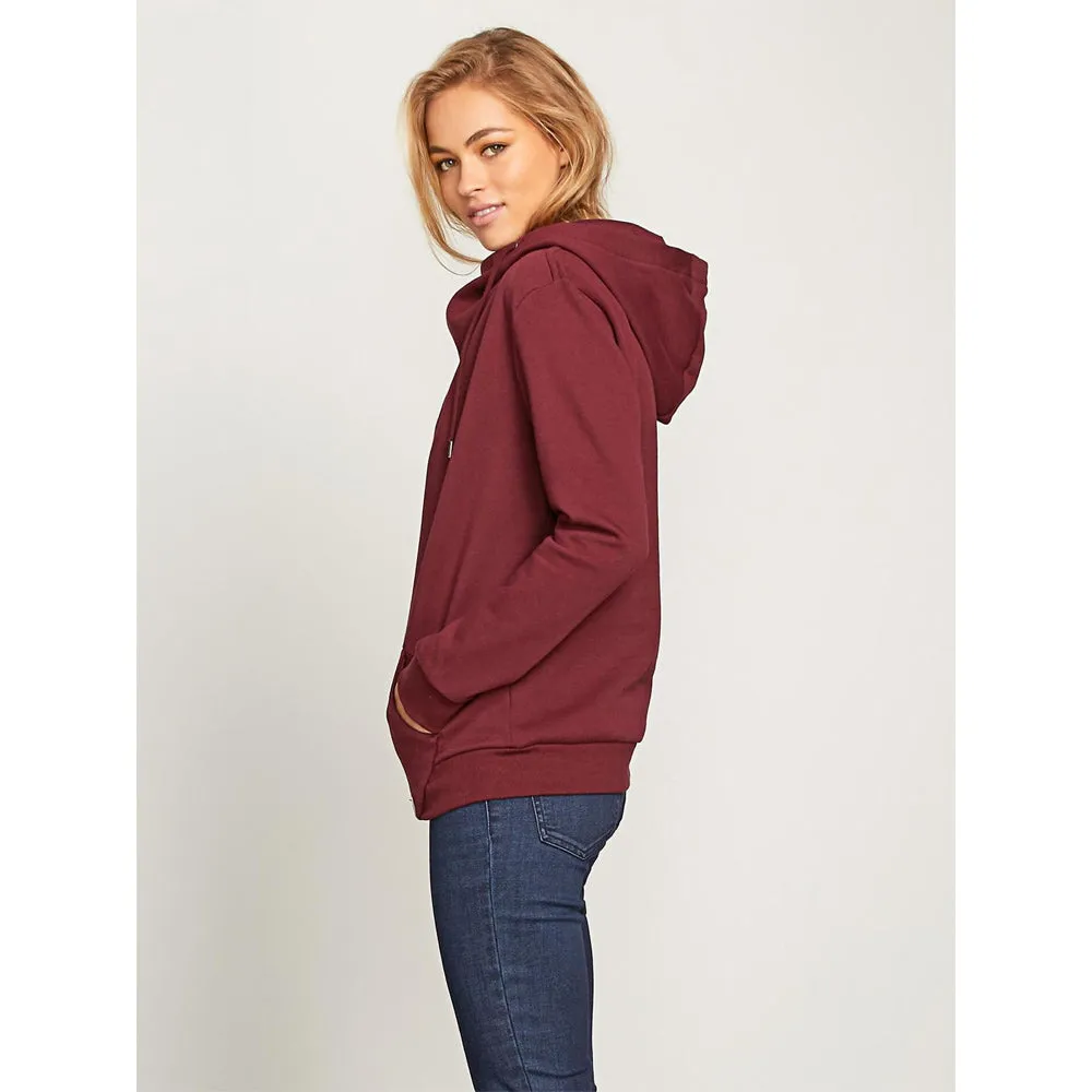 Volcom Walk On By Womens High Neck Pullover Hoodies
