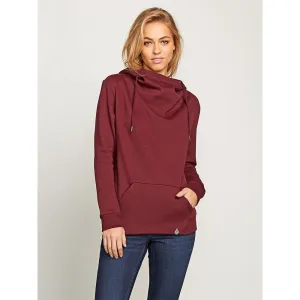 Volcom Walk On By Womens High Neck Pullover Hoodies