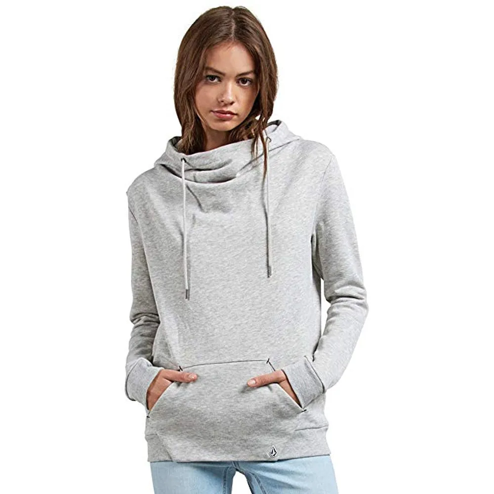 Volcom Walk On By Womens High Neck Pullover Hoodies