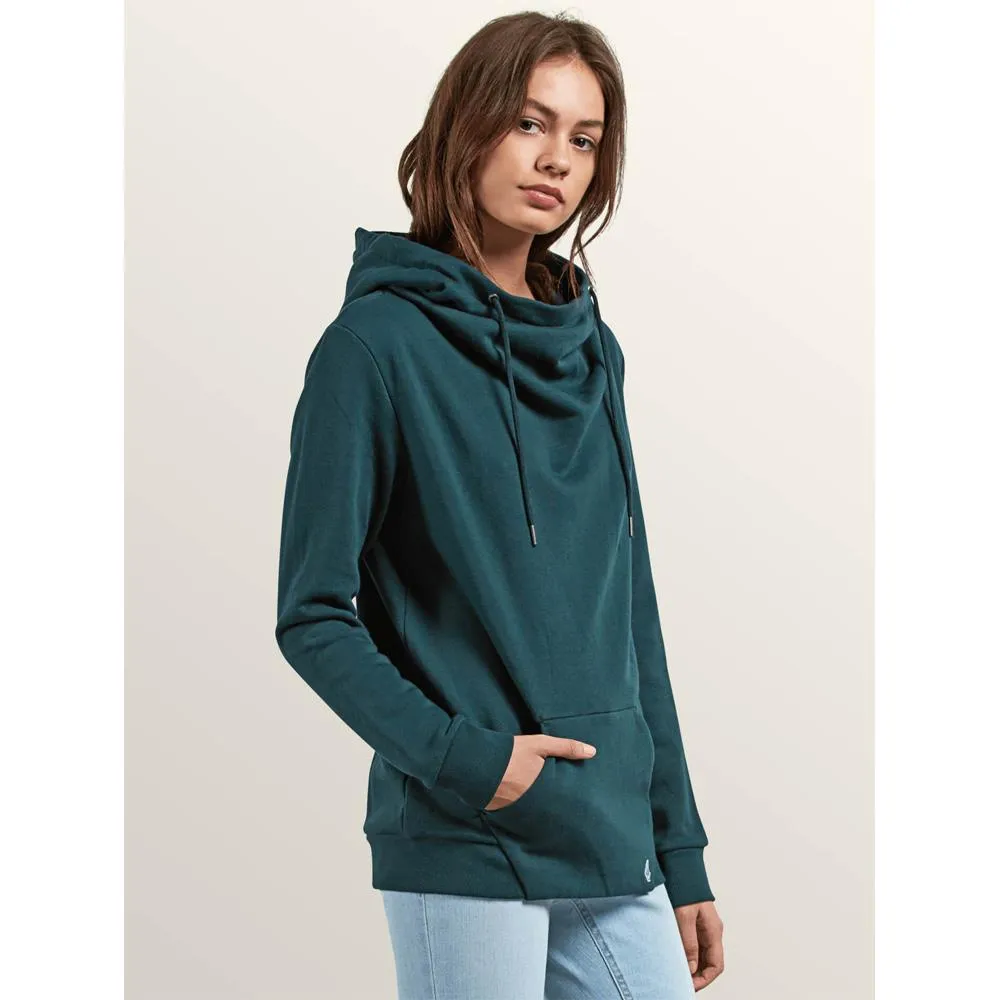 Volcom Walk On By Womens High Neck Pullover Hoodies