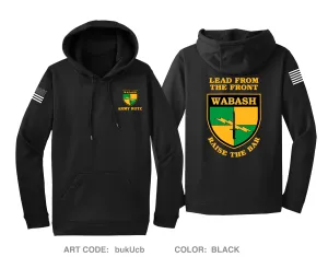 Wabash Battalion, Rose Hulman & USI Army ROTC Hi-Tech Performance Hoodie - bukUcb
