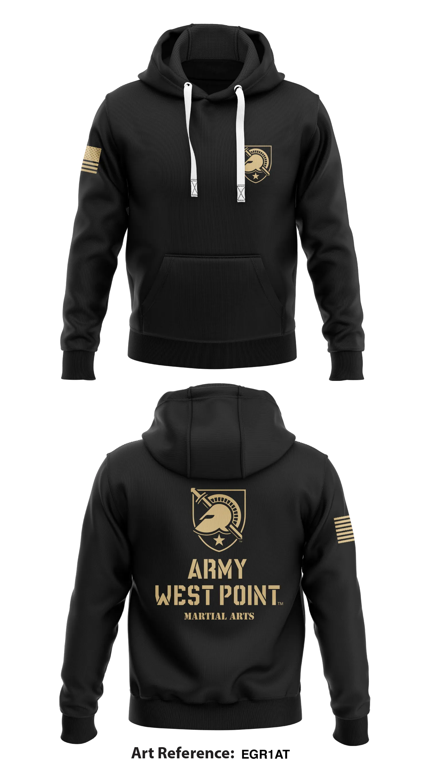 West Point Martial Arts Store 1  Core Men's Hooded Performance Sweatshirt - eGR1at