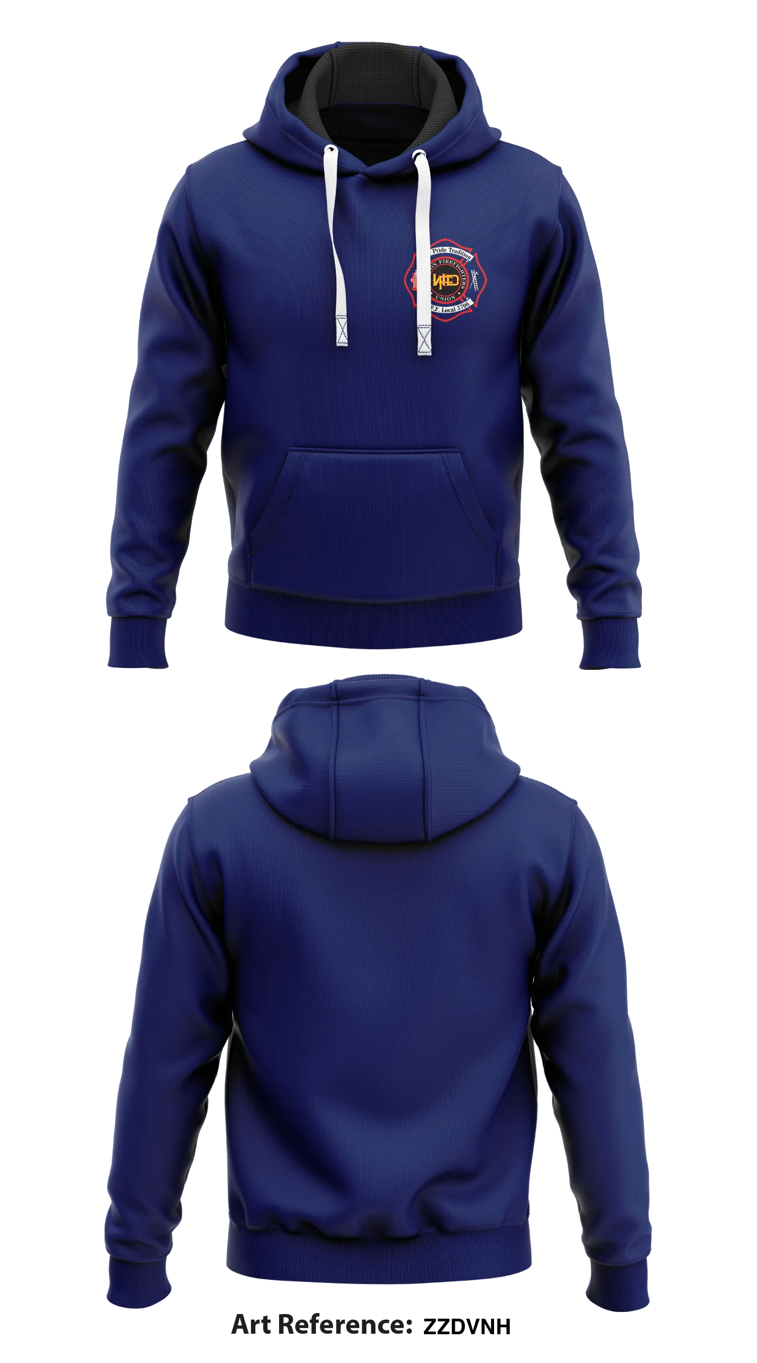 Wheaton Firefighters Union  Core Men's Hooded Performance Sweatshirt - ZzDvnh