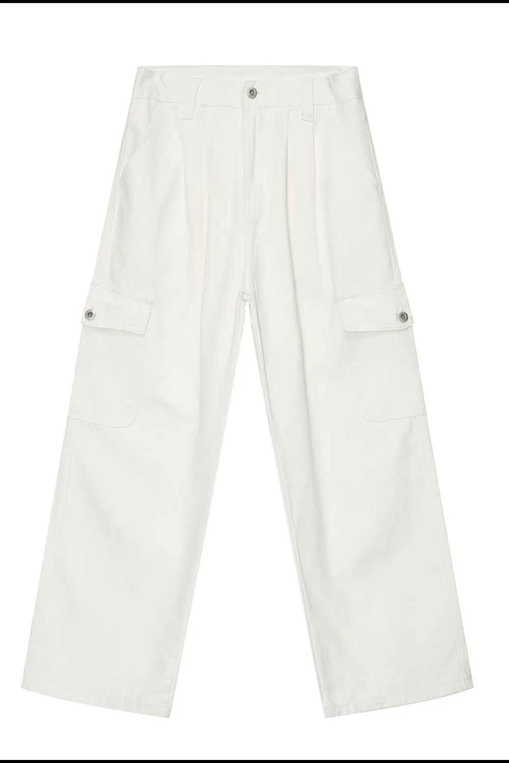 Wide Leg Jeans with Pockets