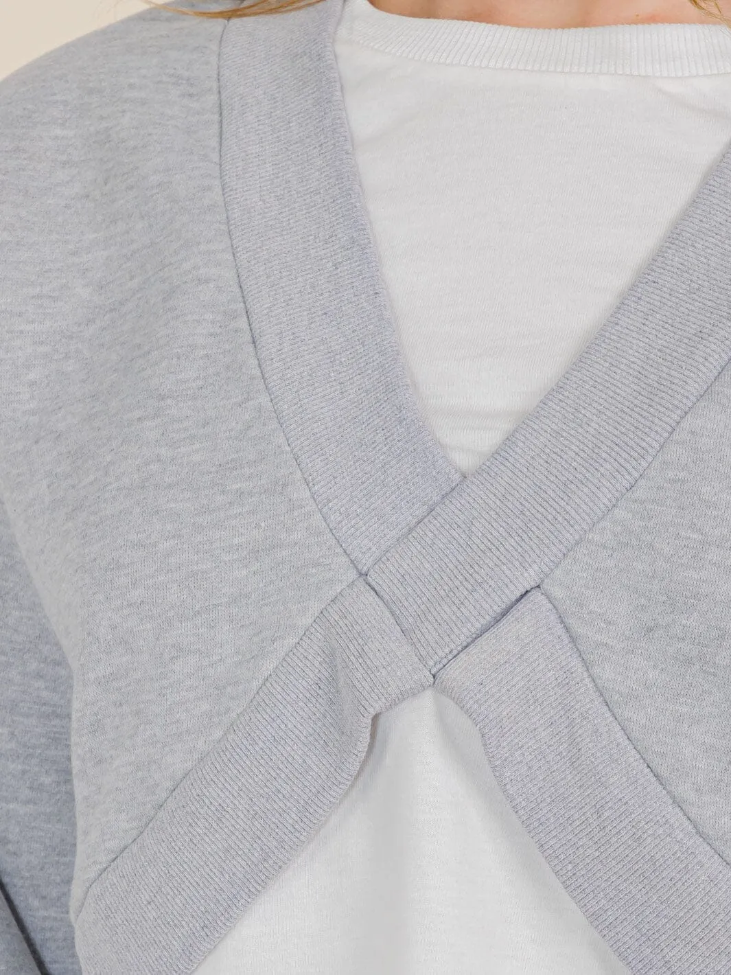 WOMEN'S LONG SLEEVE COLORBLOCK BLOUSE