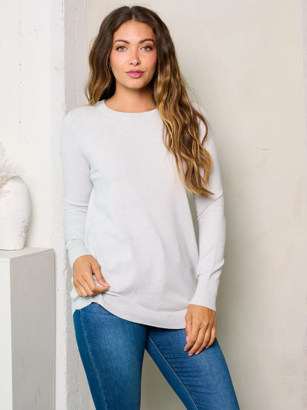 WOMEN'S LONG SLEEVE SOLID TOP