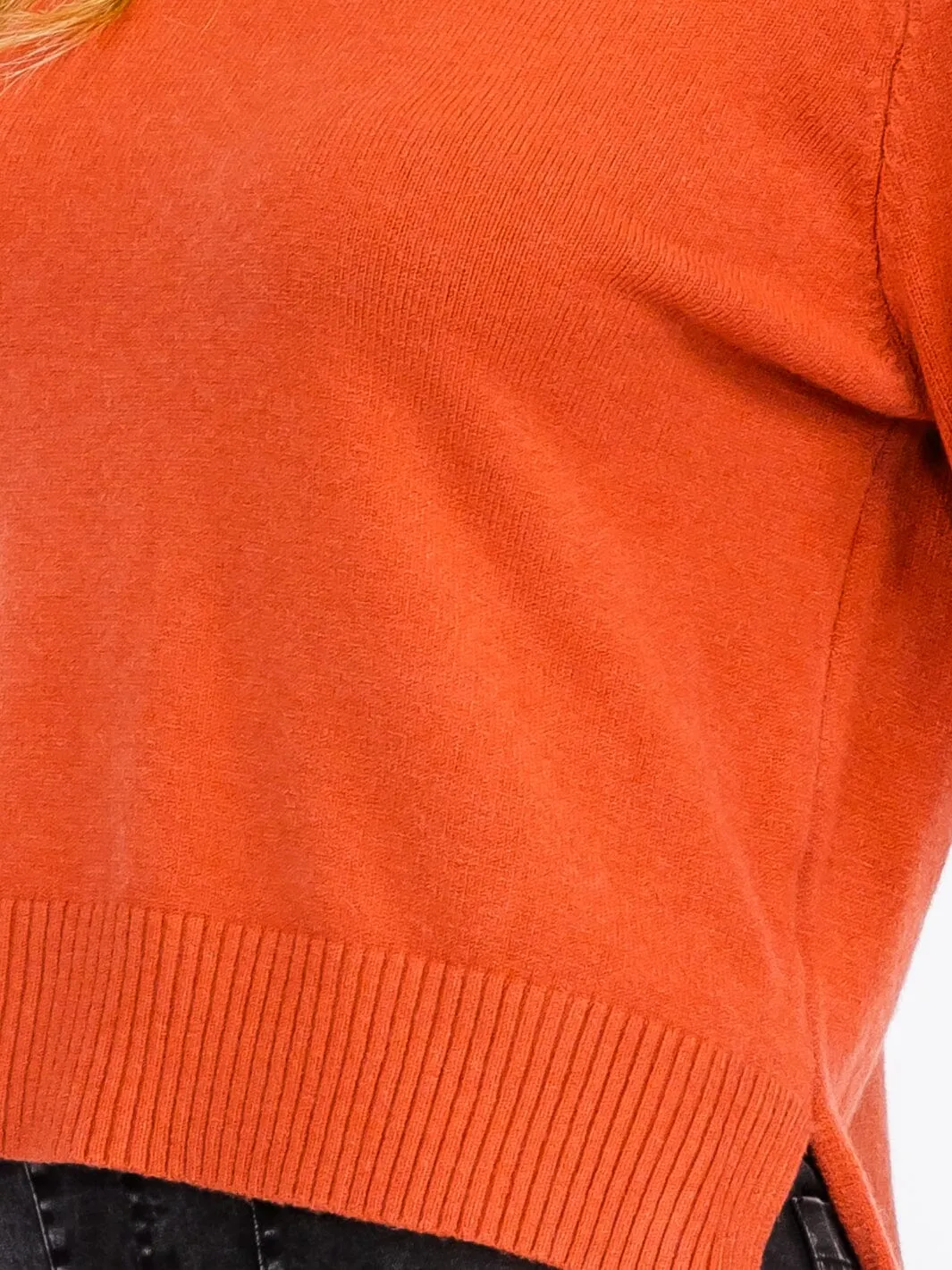 WOMEN'S LONG SLEEVE TURTLE NECK BLOUSE TOP