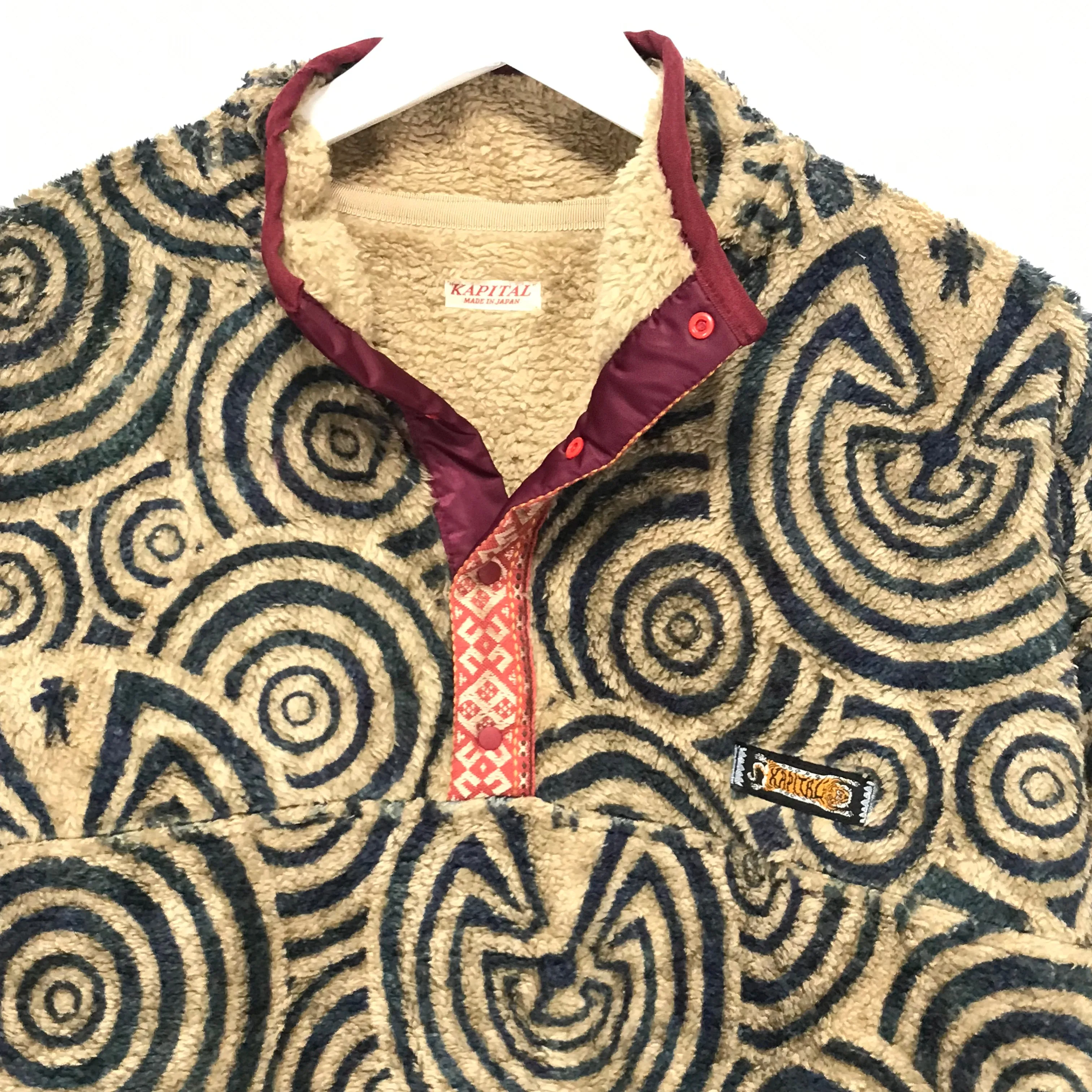 [XL] Kapital Maze Fleece Pullover