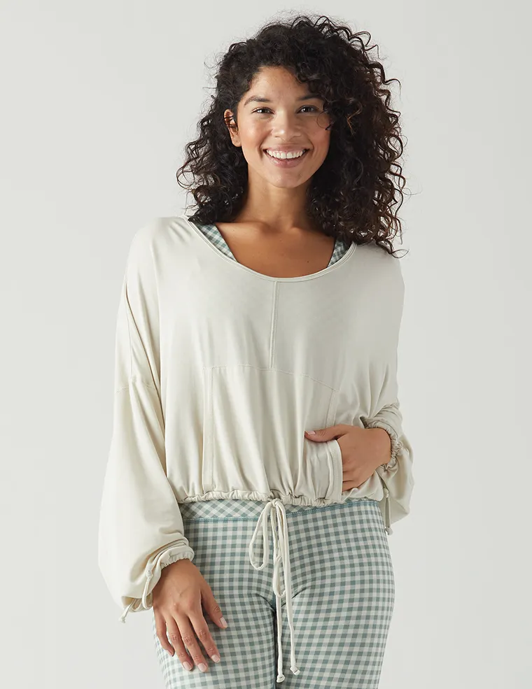 Zephyr Top: Creme